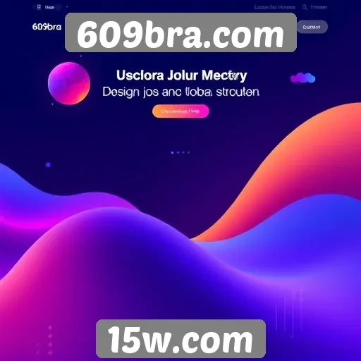 Diferenciais de design do site 609bra.com