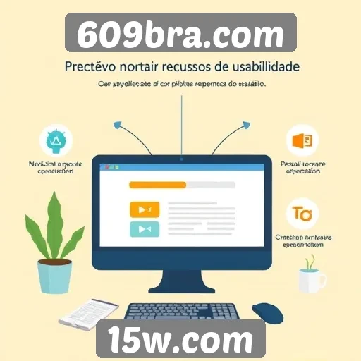Principais recursos de usabilidade do site 609bra.com