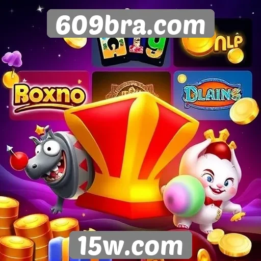 Variedade de jogos disponíveis no 609bra.com